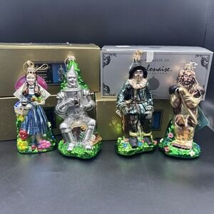 1999 KURT ADLER POLONAISE WIZARD OF OZ SET ORNAMENTS SET